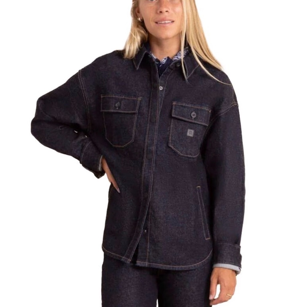 Roark Dark Denim Jean Jacket Kaihara